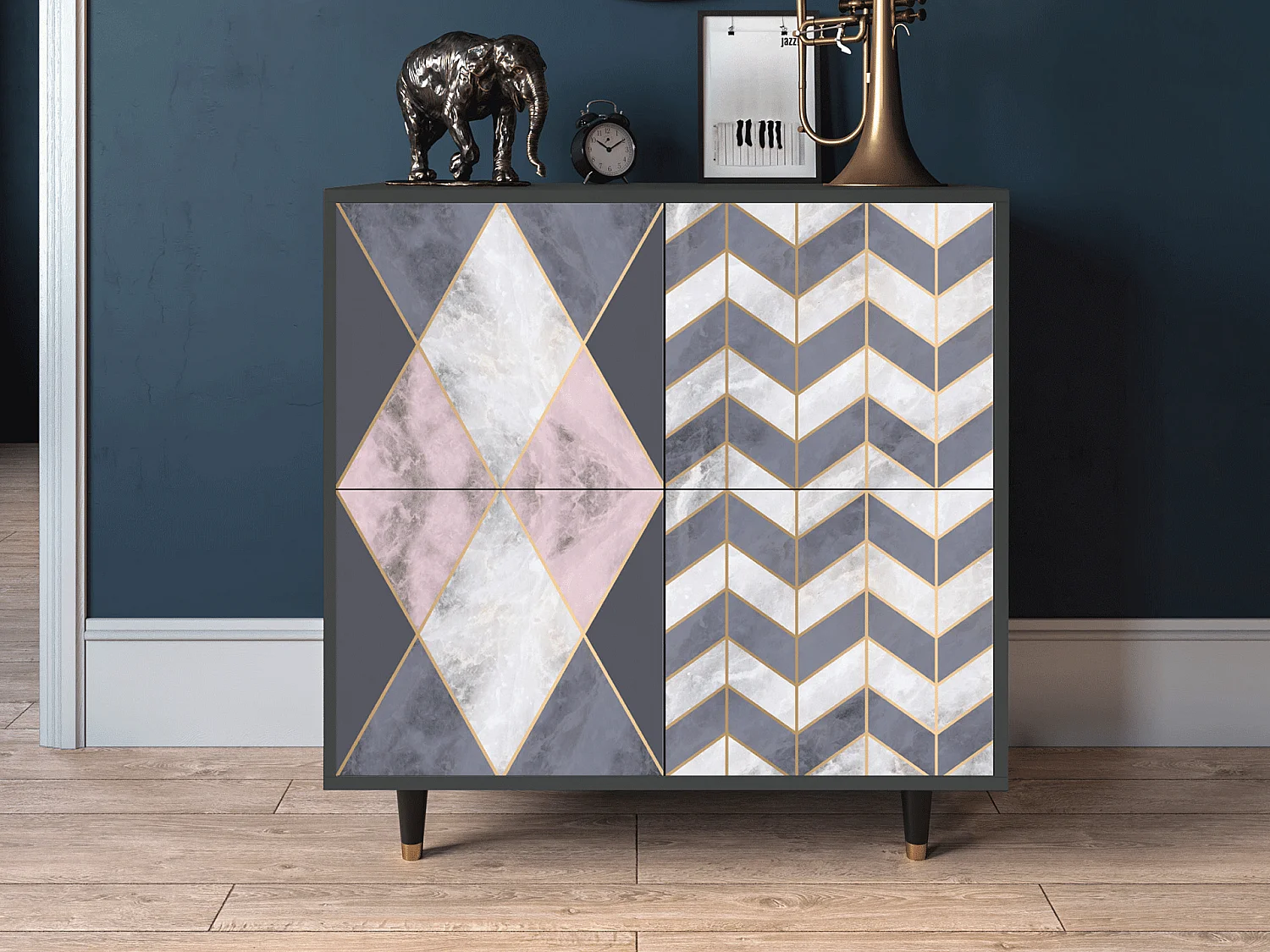 Buffet - 94x96x48 cm - BS3 - Ideal Harmony, Anthracite