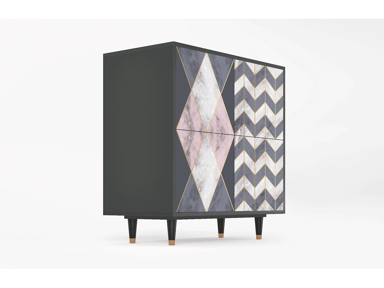 Buffet - 94x96x48 cm - BS3 - Ideal Harmony, Anthracite