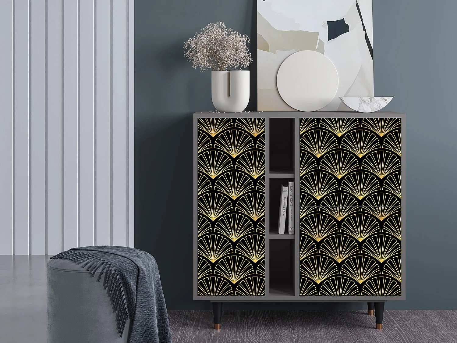 Dressoir - 94х96х41 cm - BS5 - Bird of Juno, Grijs