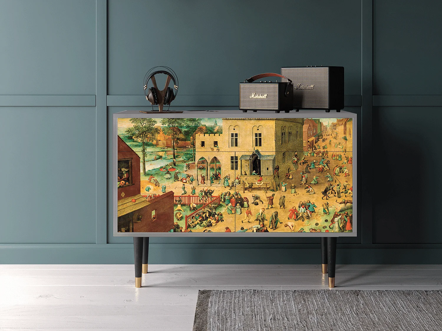 Buffet - 115x85x48 cm - BS4 - Children Games, Gris