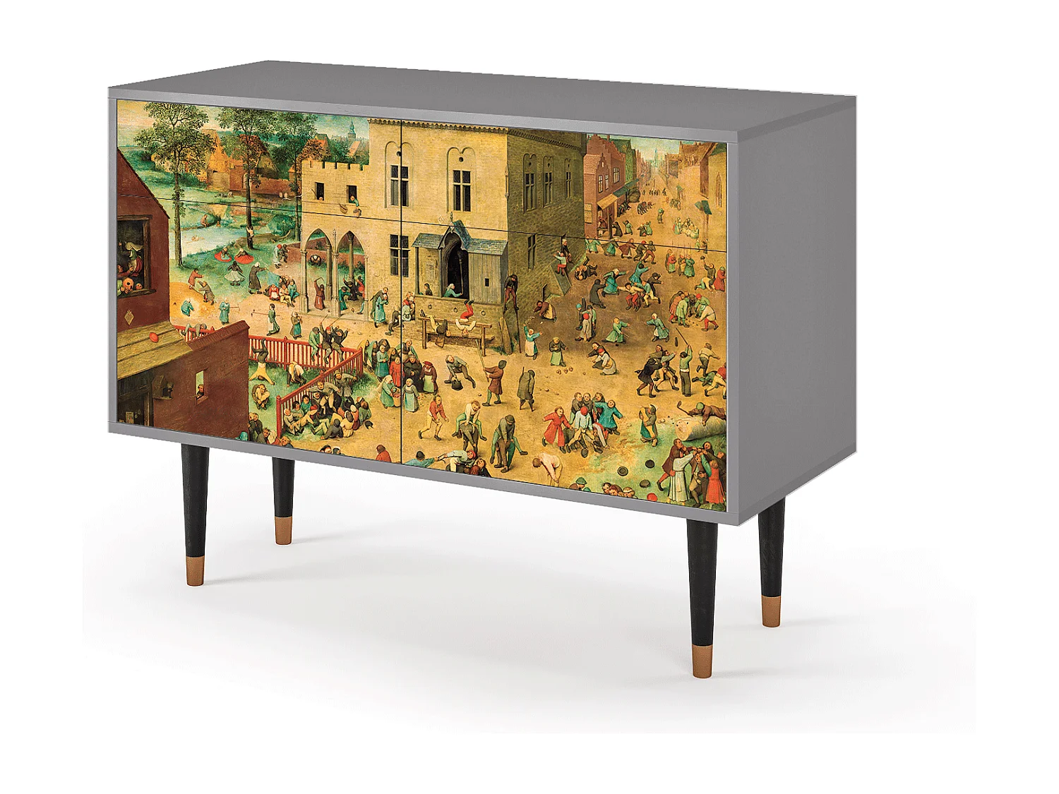 Buffet - 115x85x48 cm - BS4 - Children Games, Gris