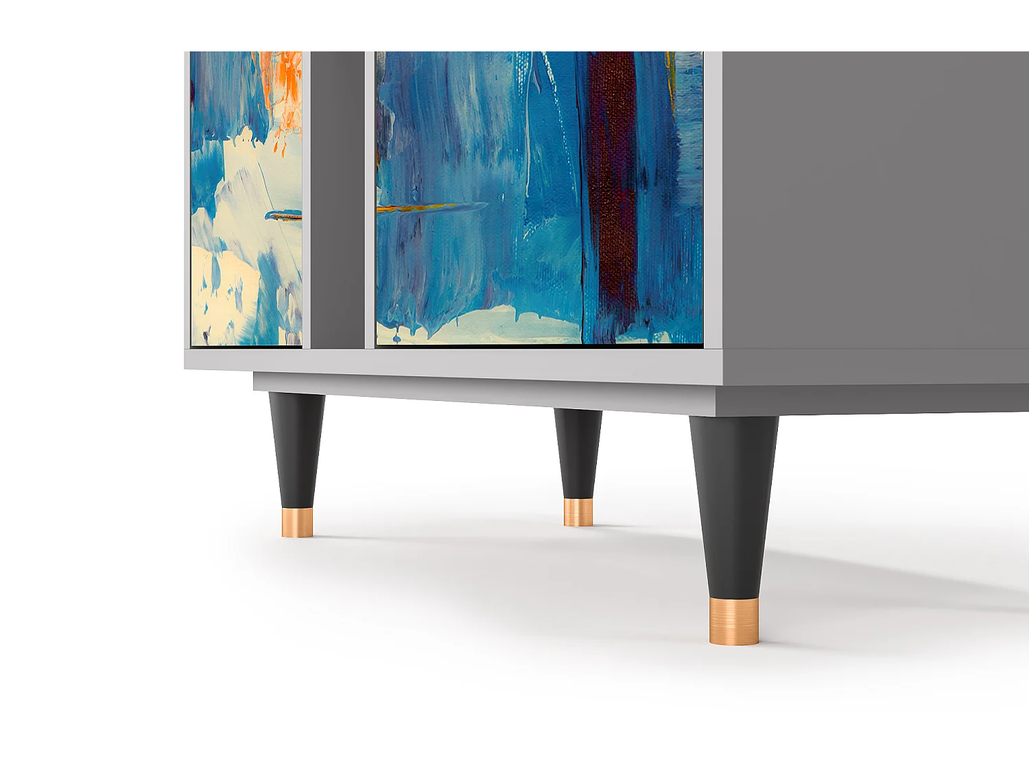 Credenza - 94х96х41 cm - BS5 - Abstract Expressionism, Grigio