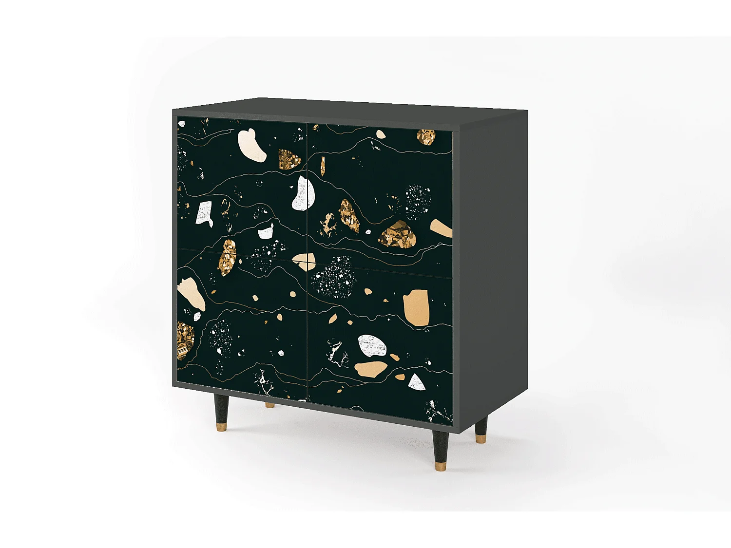 Buffet - 94x96x48 cm - BS3 - Space Rocks, Anthracite