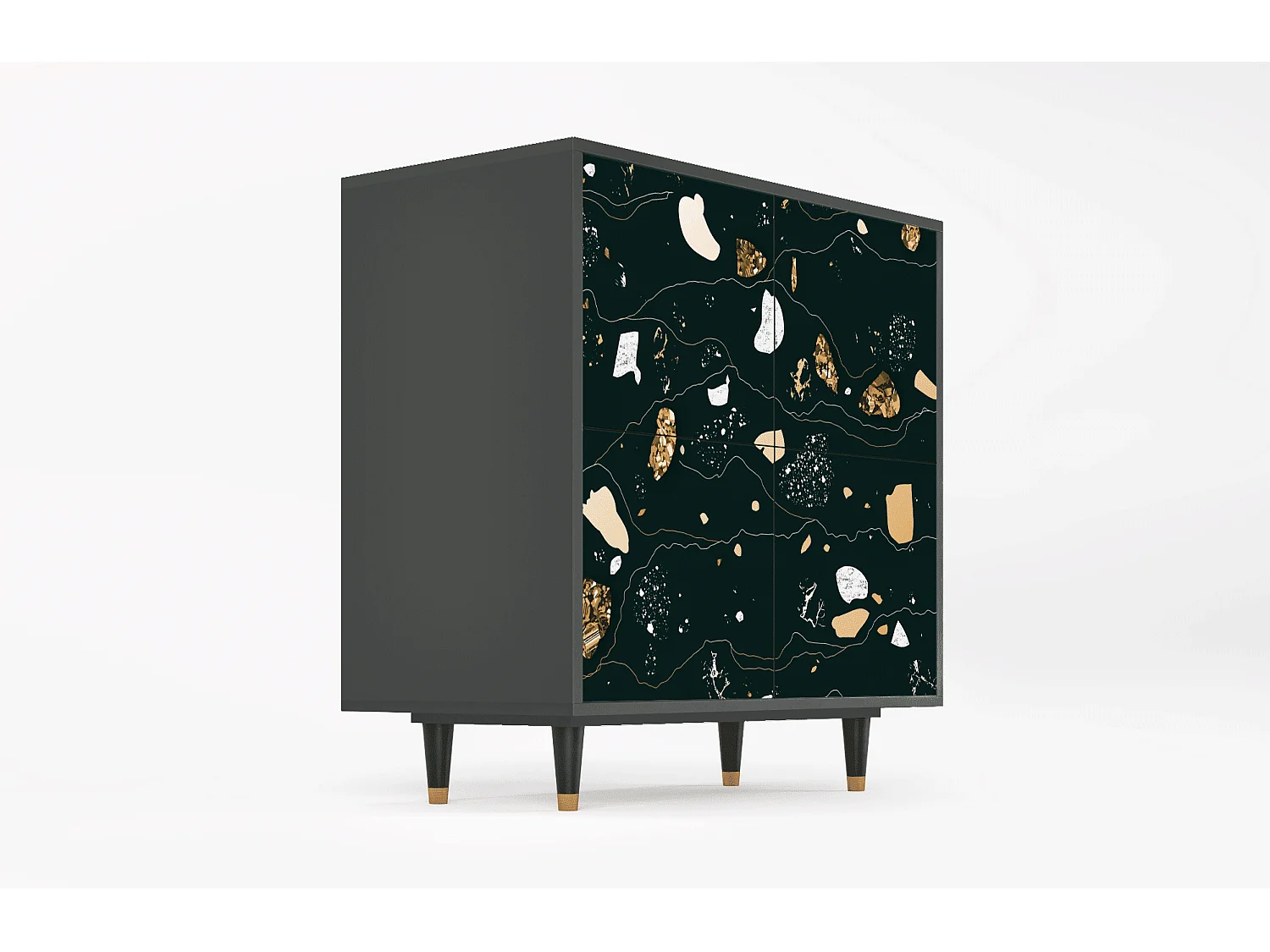 Buffet - 94x96x48 cm - BS3 - Space Rocks, Anthracite