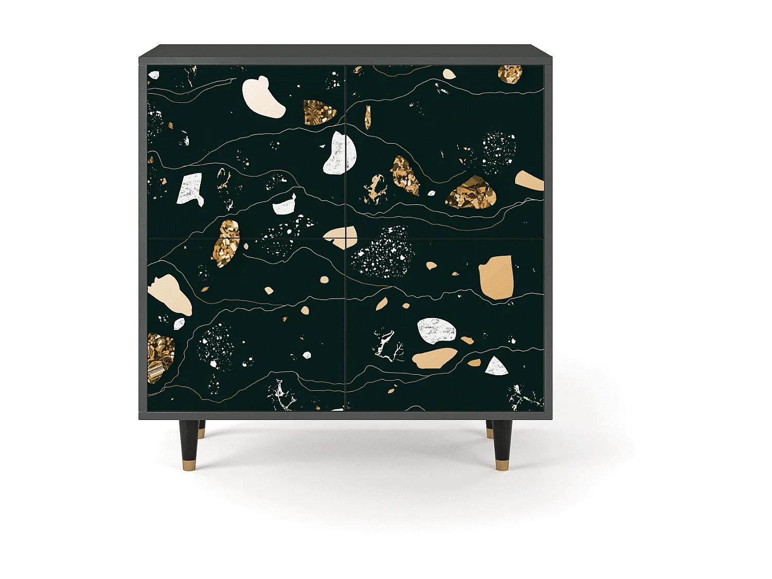 Sideboard - 94x96x48 cm - BS3 - Space Rocks, Anthrazit
