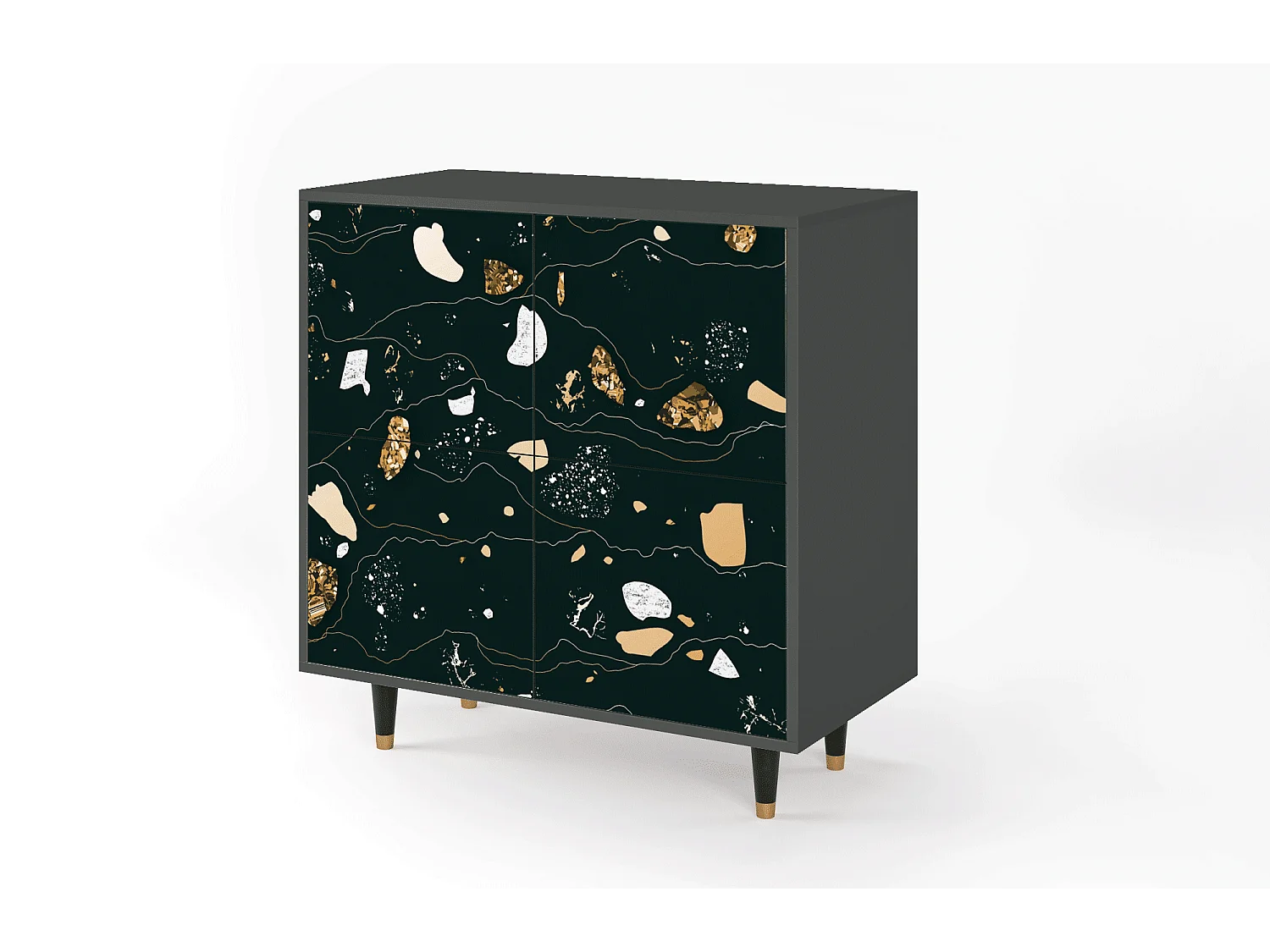 Sideboard - 94x96x48 cm - BS3 - Space Rocks, Anthrazit