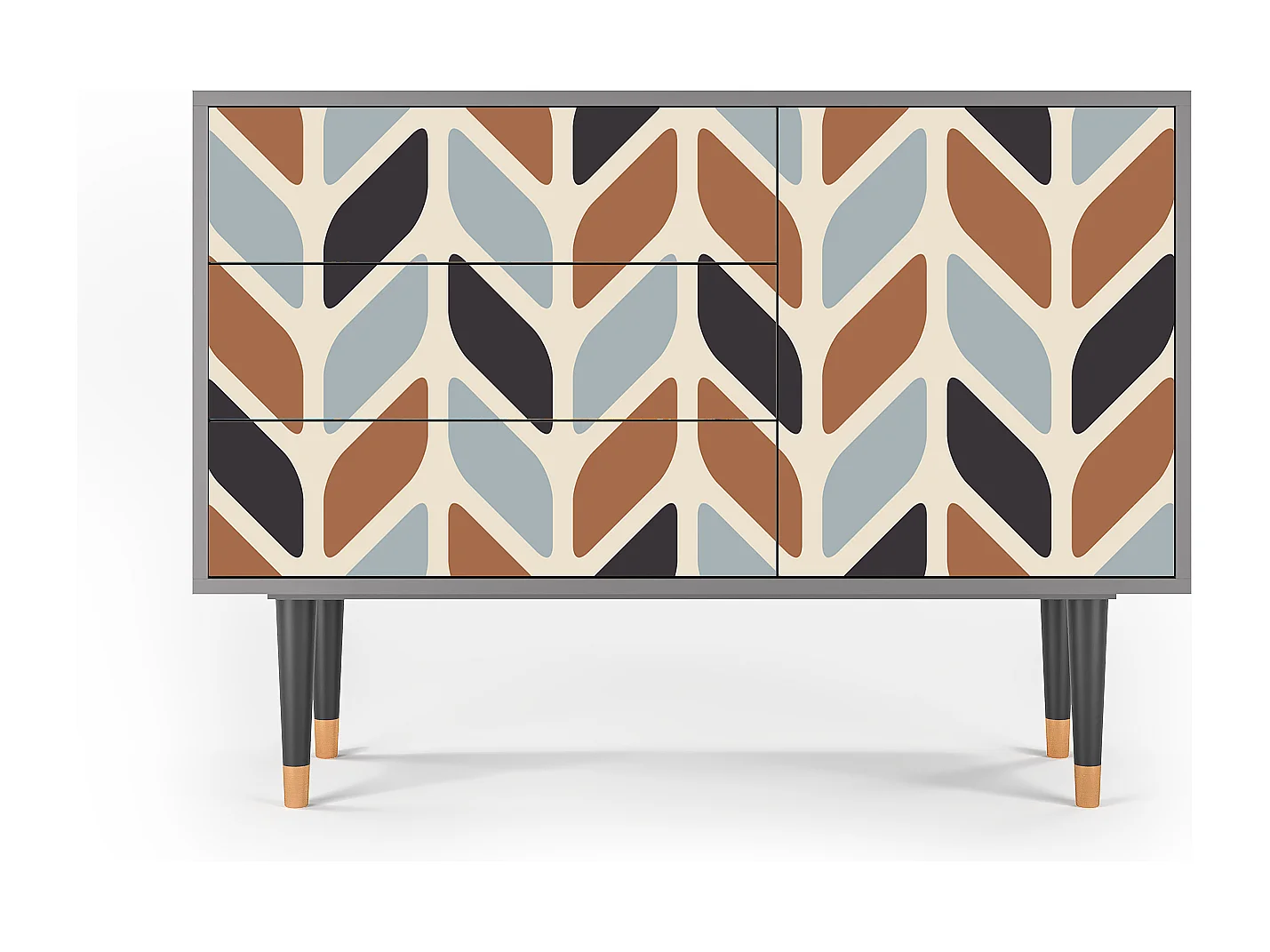 Dressoir - 115х84х41 cm - S3 - Beige Laure, Grijs