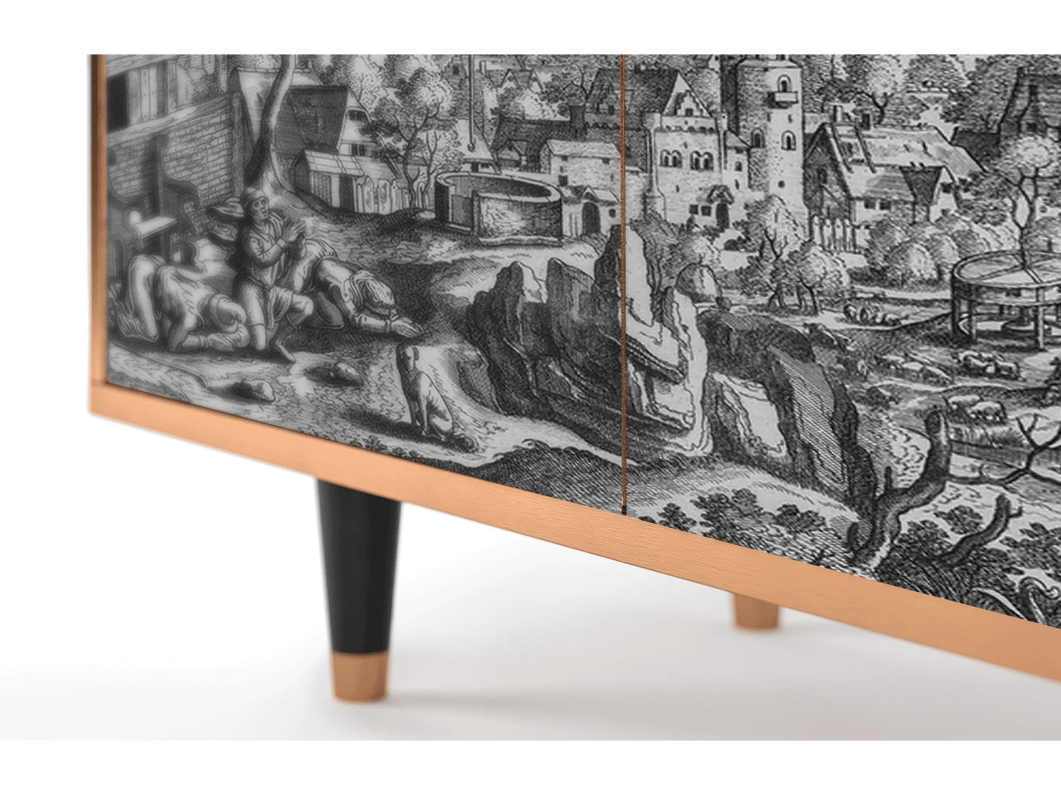 Buffet - 94x96x48 cm - BS3 - Departure, Noyer