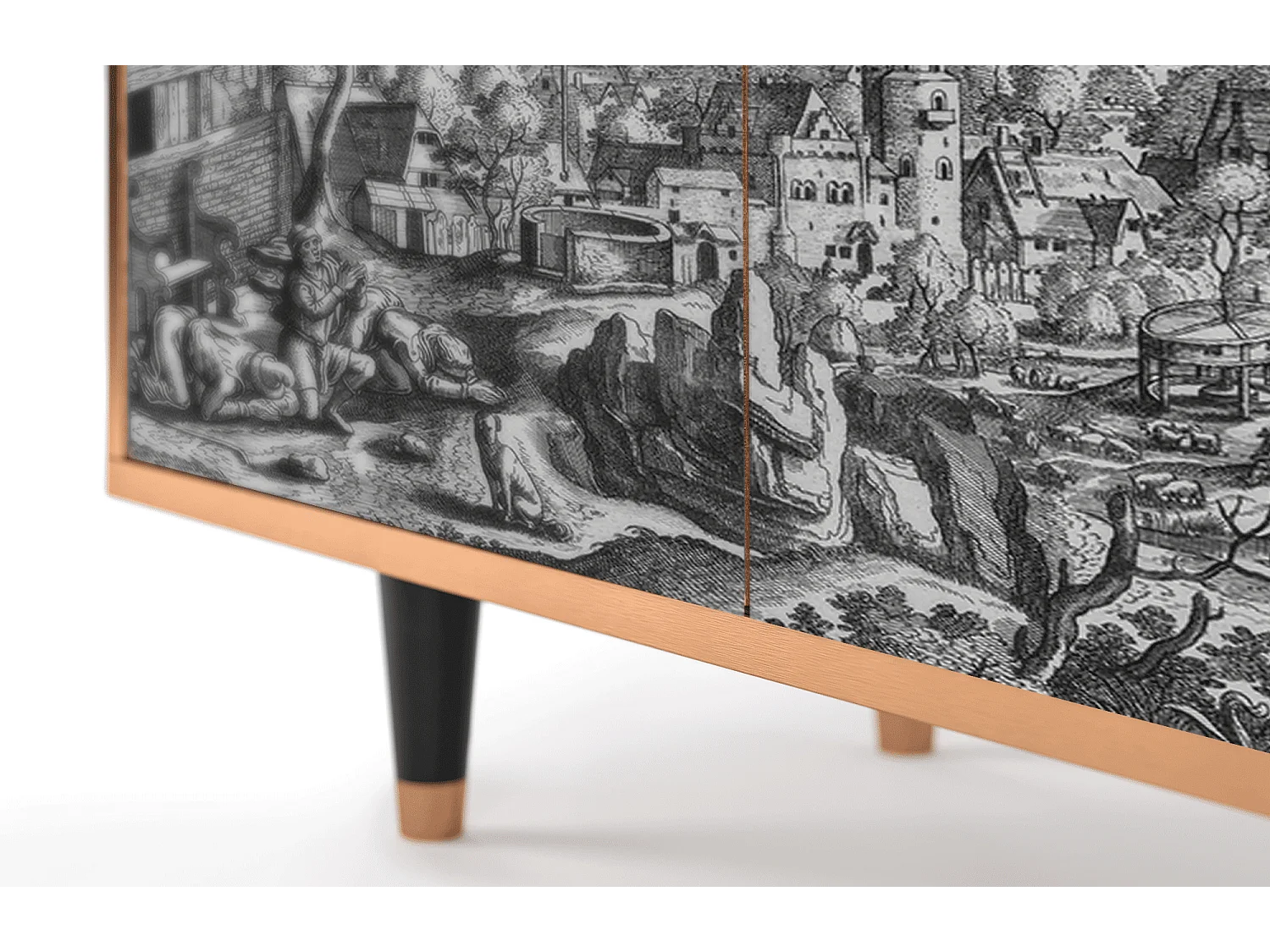 Buffet - 94x96x48 cm - BS3 - Departure, Noyer