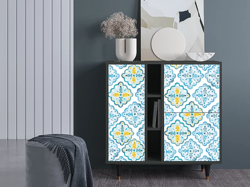 Credenza - 94х96х41 cm - BS5 - Portugese tiles, Antracite