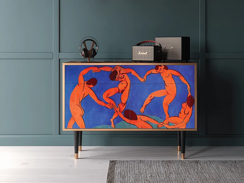 Buffet - 115x85x48 cm - BS4 - The Dance by Matisse , Noyer