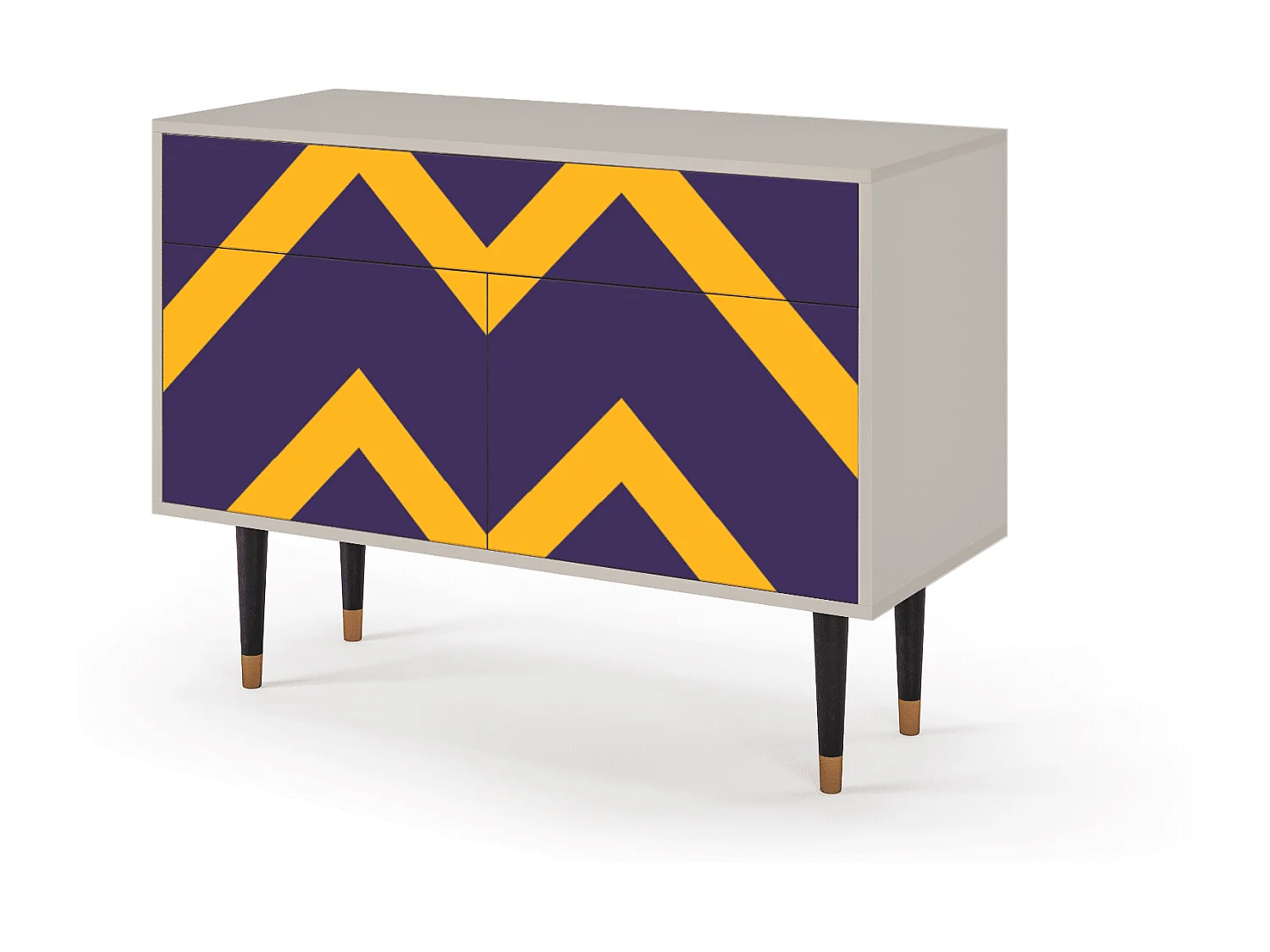 Kredens - 115x85x48 cm - BS4 - The Brightest Way, Piaskowy