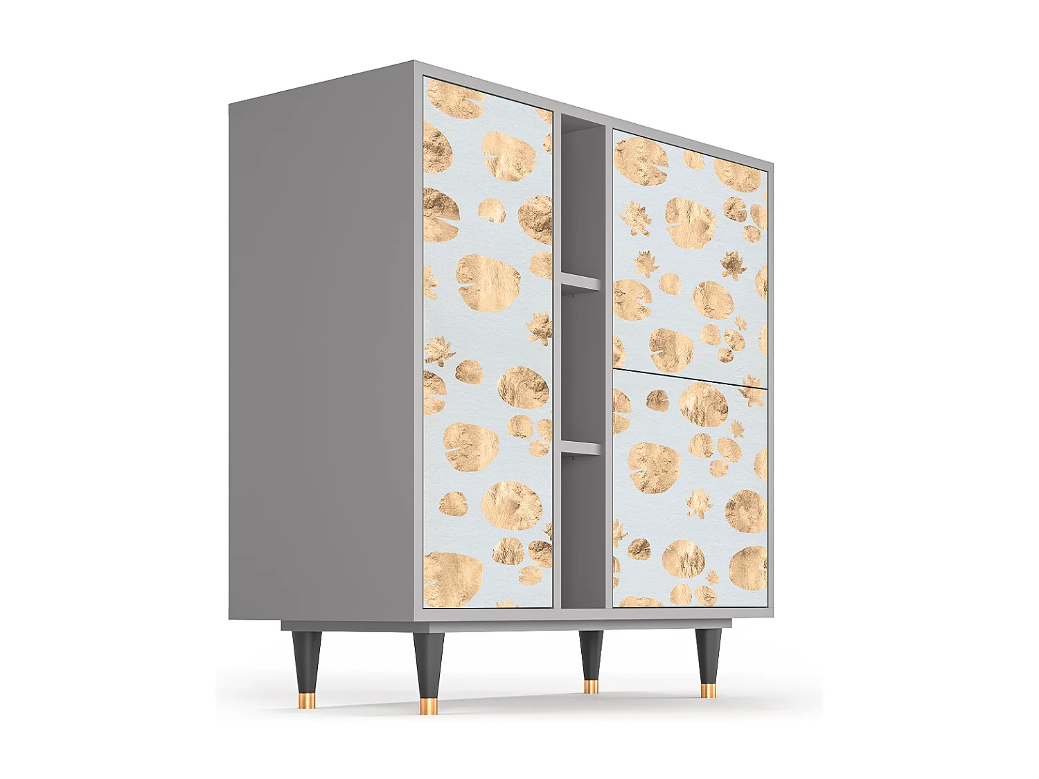 Kredens - 94х96х41 cm - BS5 - Blue Giraffe, Szary