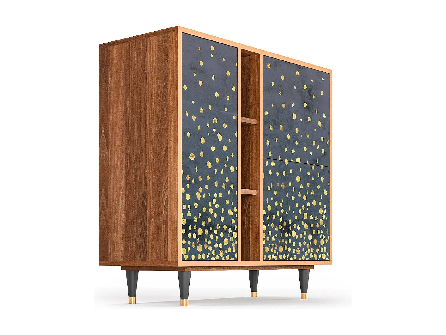 Buffet - 94х96х41 cm - BS5 - Foggy Lights, Noyer