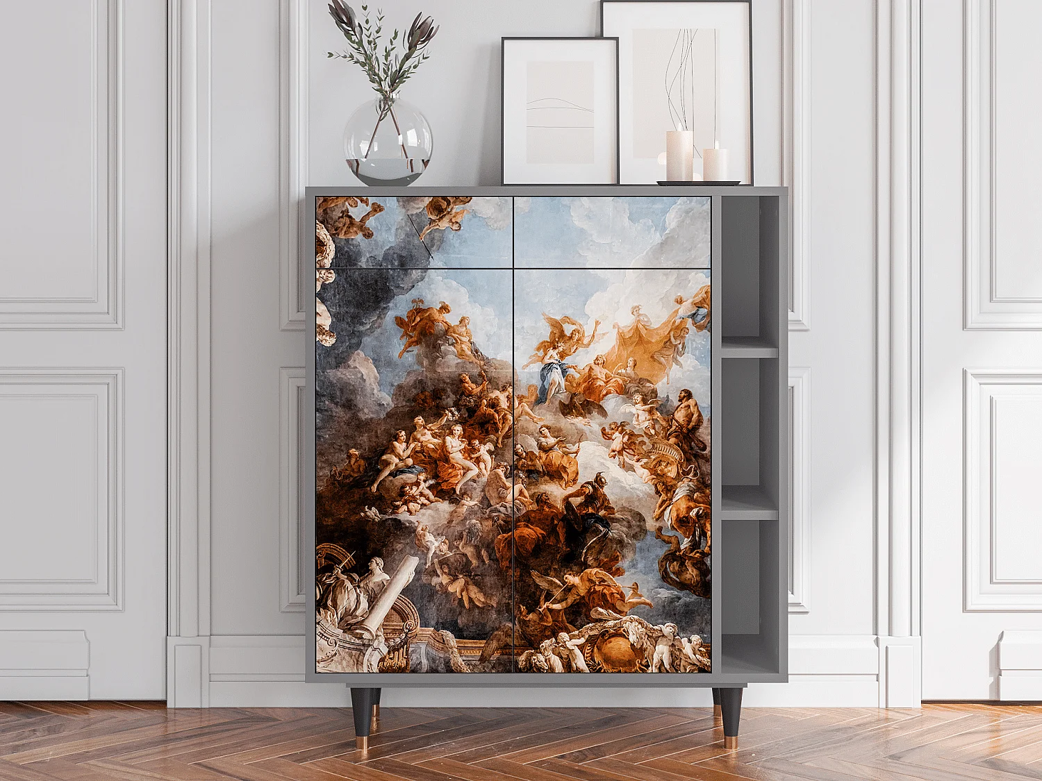 Buffet - 96х110х41 cm - BS6 - Versailles, Gris