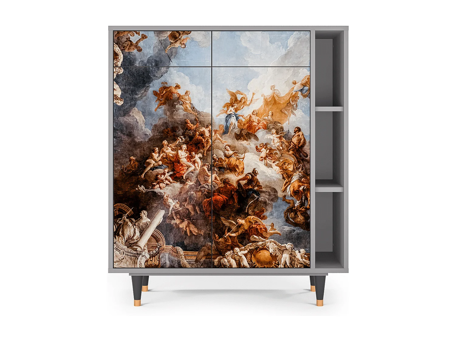 Aparador - 96х110х41 cm - BS6 - Versailles, Cinza