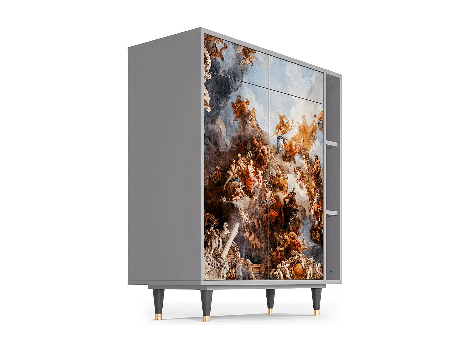 Aparador - 96х110х41 cm - BS6 - Versailles, Cinza