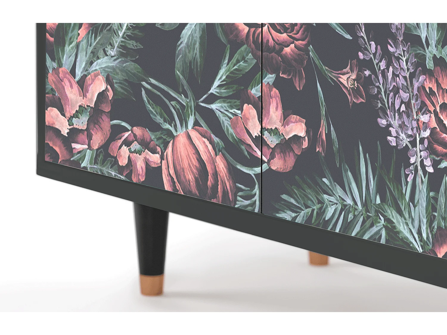 Aparador - 94x96x48 cm - BS3 - Dark Peonies, Antracite