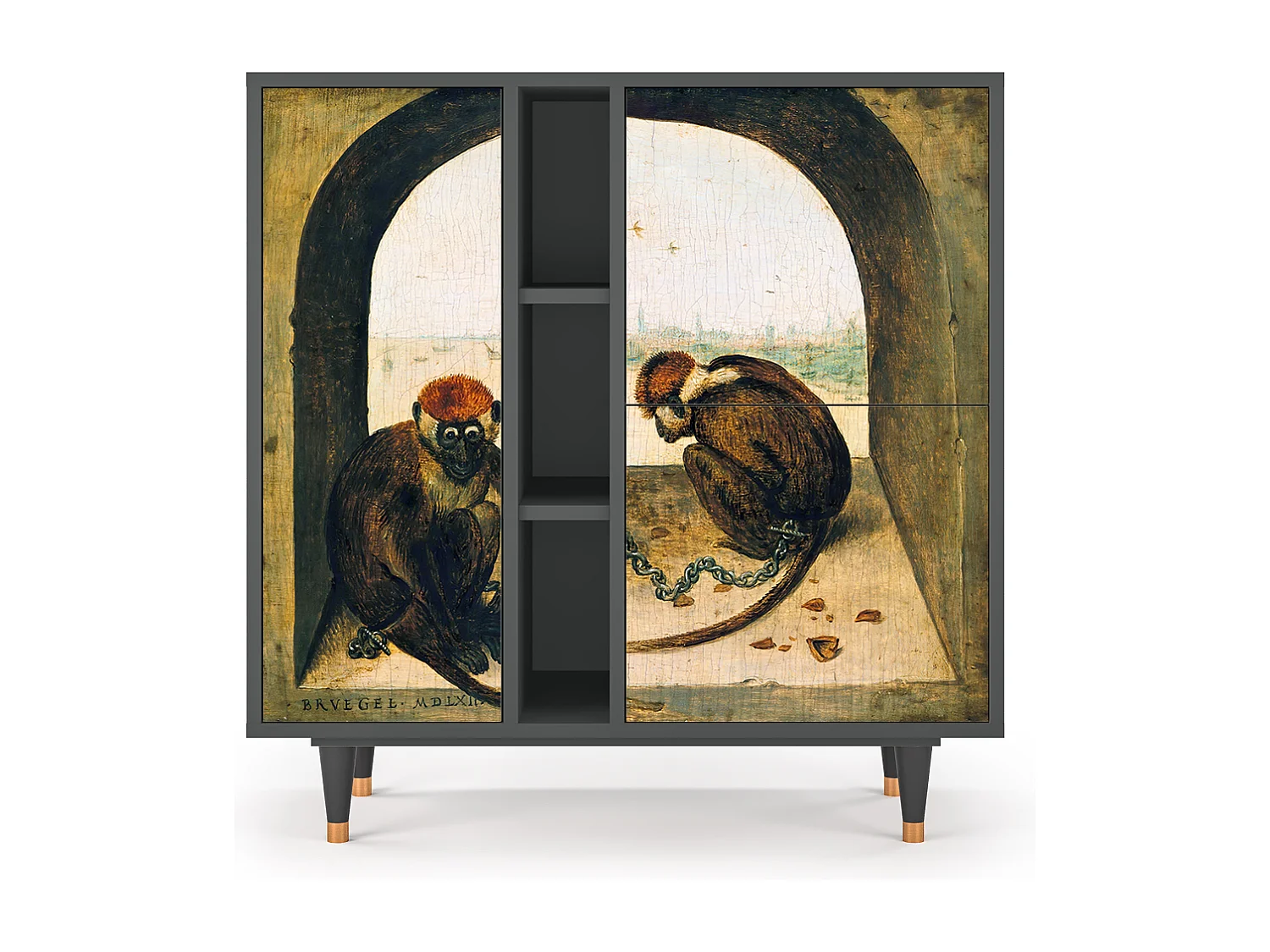Buffet - 94х96х41 cm - BS5 - Two Monkeys, Anthracite
