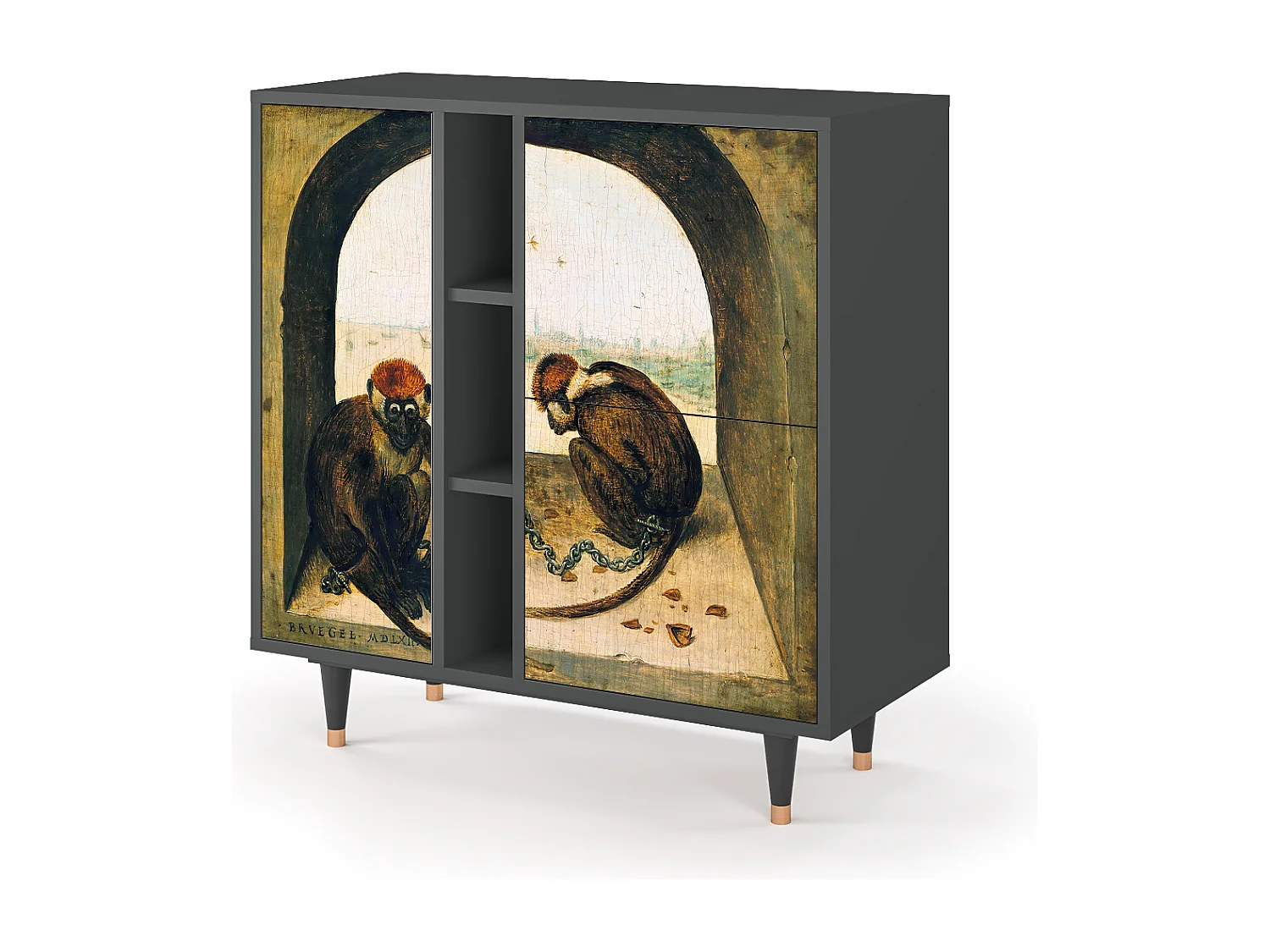 Buffet - 94х96х41 cm - BS5 - Two Monkeys, Anthracite