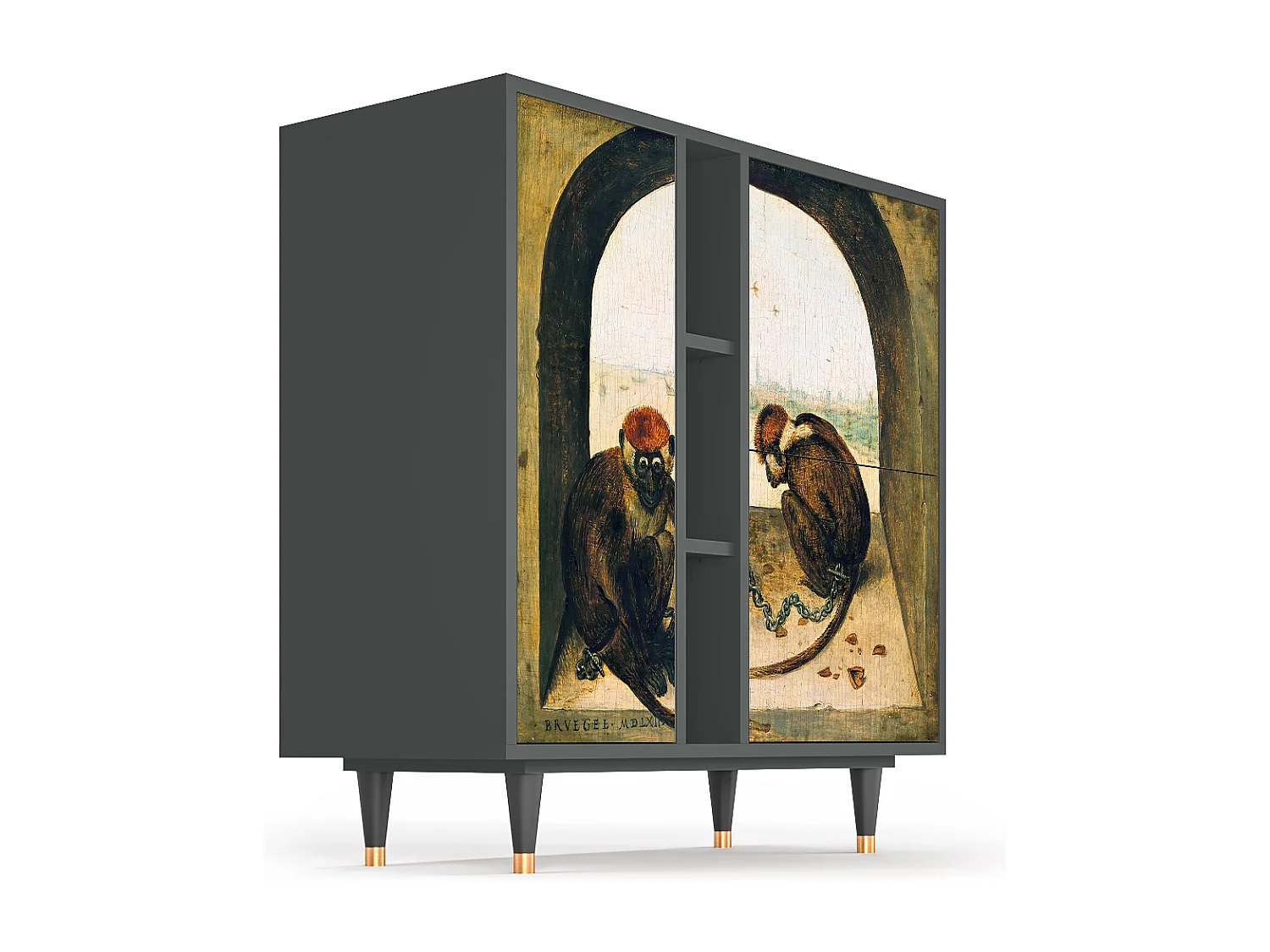 Buffet - 94х96х41 cm - BS5 - Two Monkeys, Anthracite