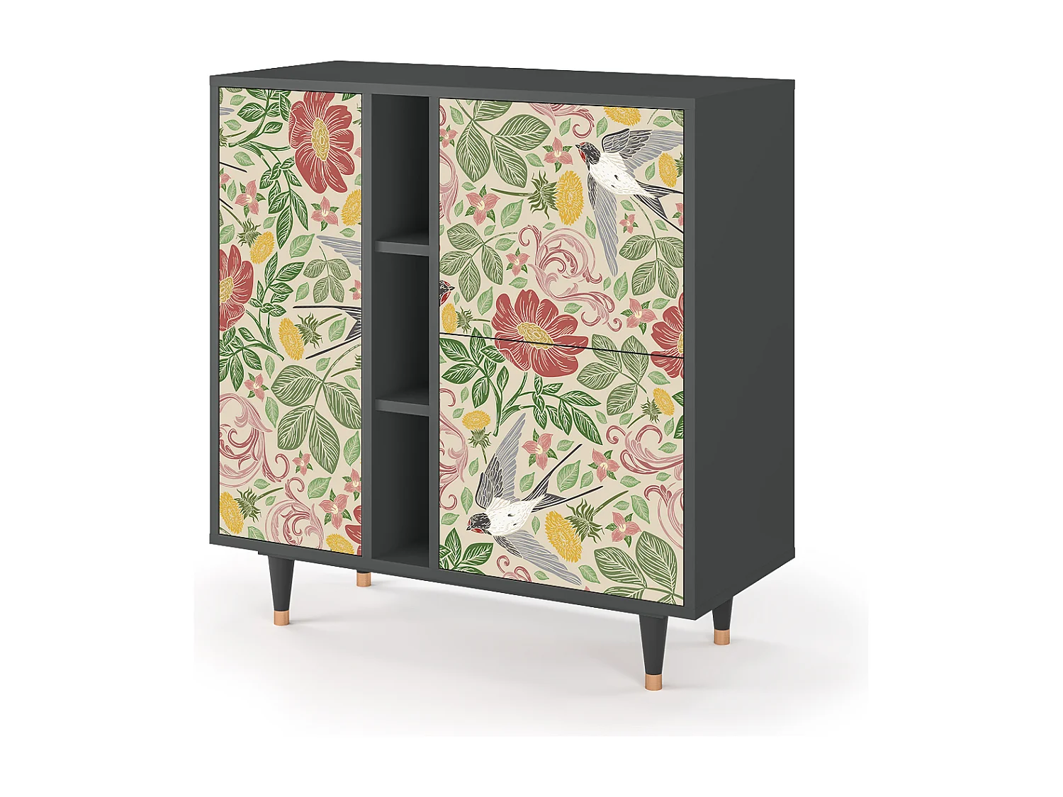 Aparador - 94х96х41 cm - BS5 - Spring Swallow, Antracita