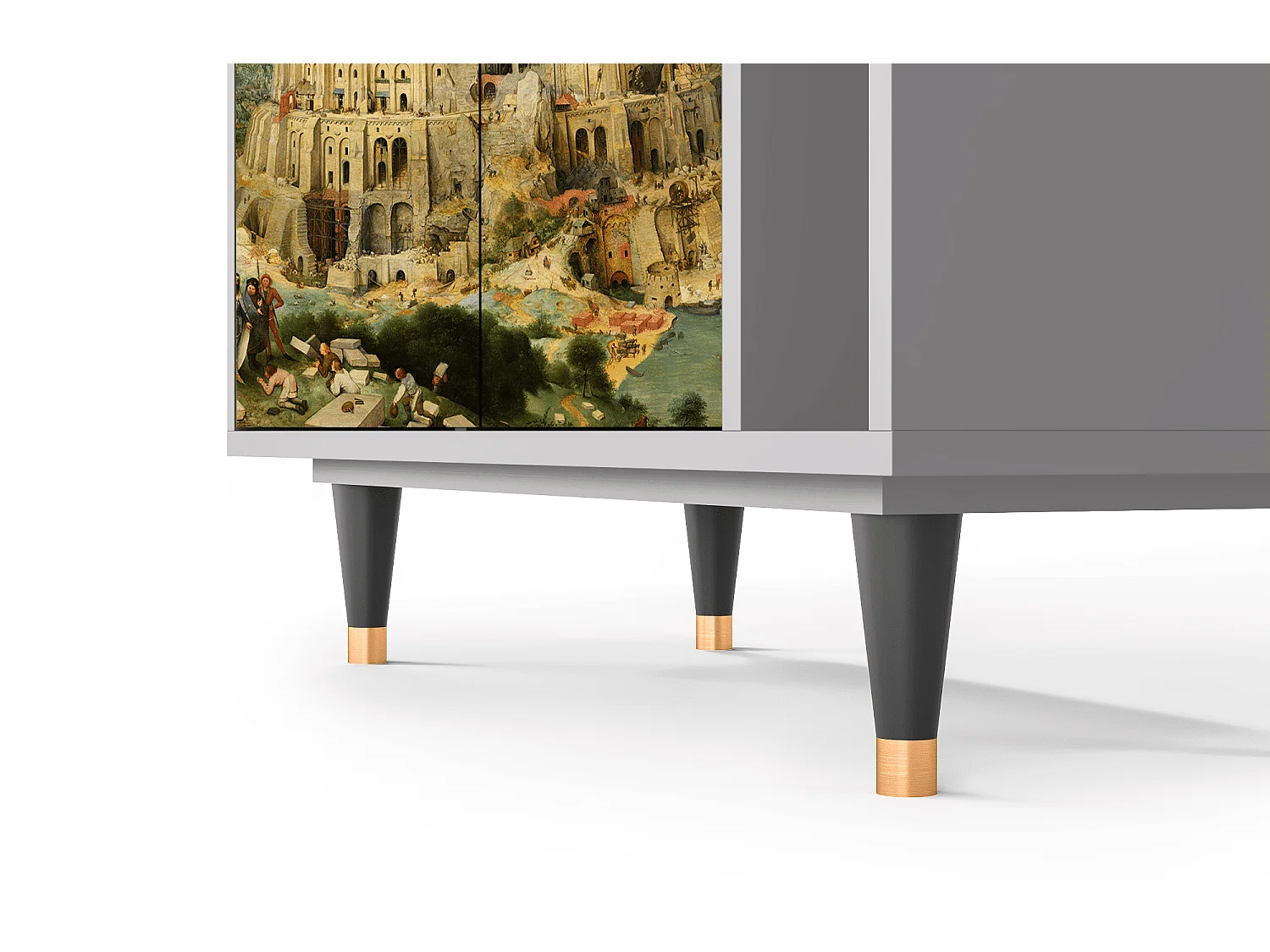 Kredens - 96х110х41 cm - BS6 - Elder The Tower, Szary