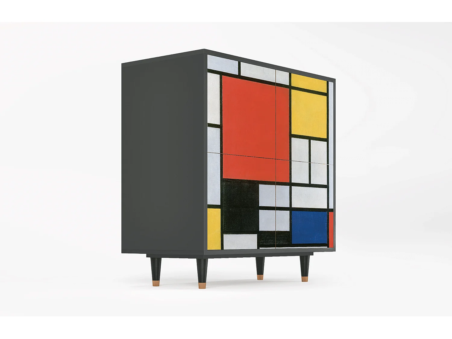 Buffet - 94x96x48 cm - BS3 - Composition, Anthracite