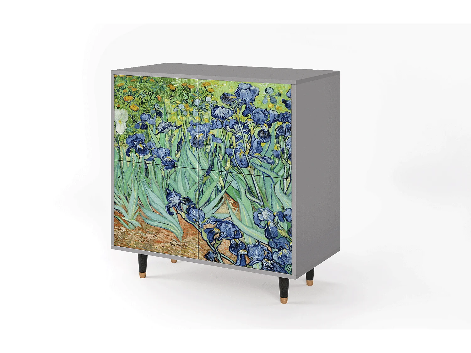 Buffet - 94x96x48 cm - BS3 - Irises , Gris