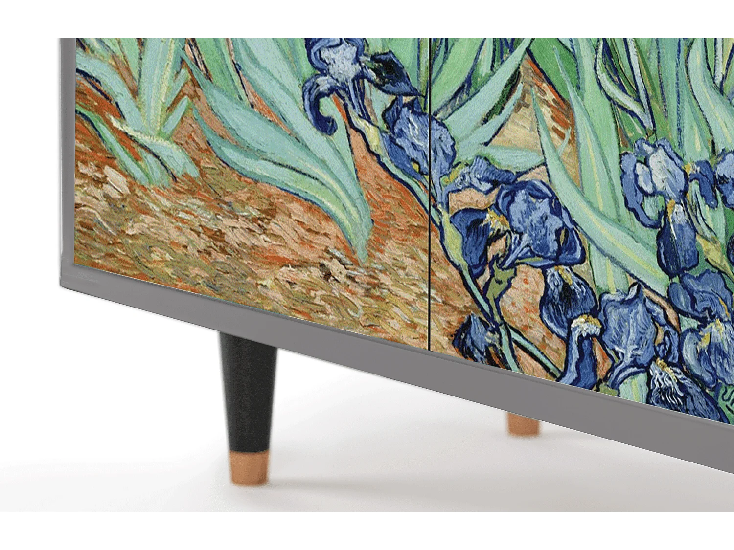 Buffet - 94x96x48 cm - BS3 - Irises , Gris