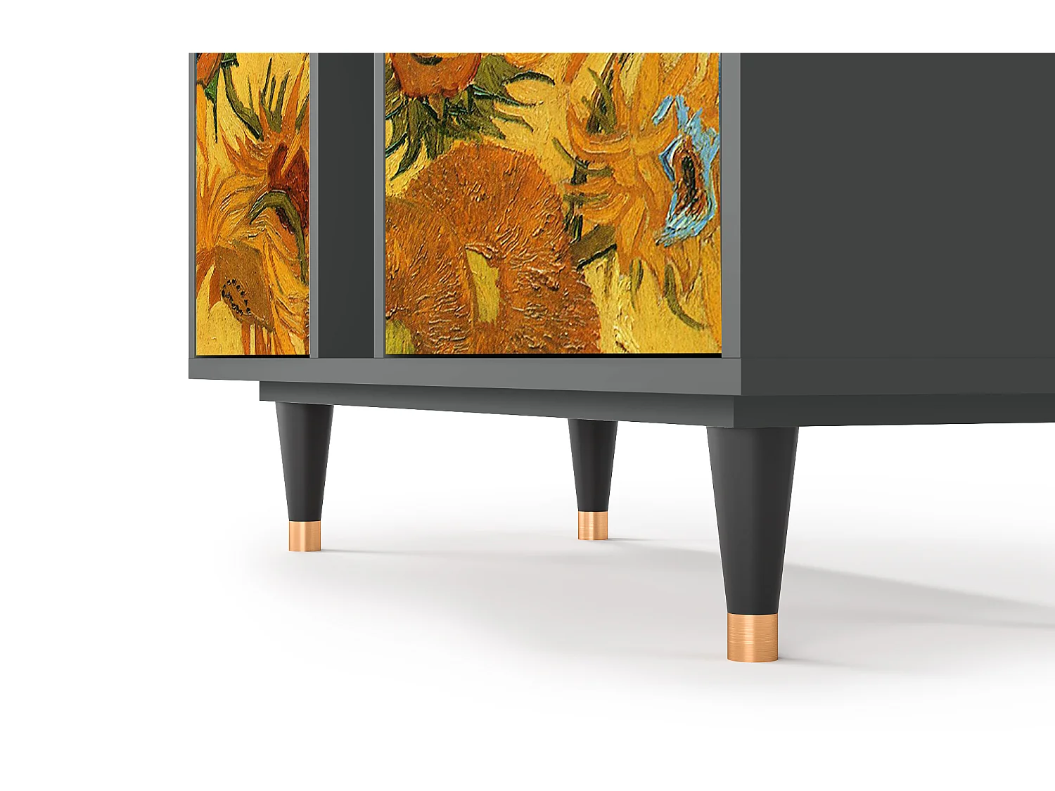 Aparador - 94х96х41 cm - BS5 - Sunflowers, Antracite