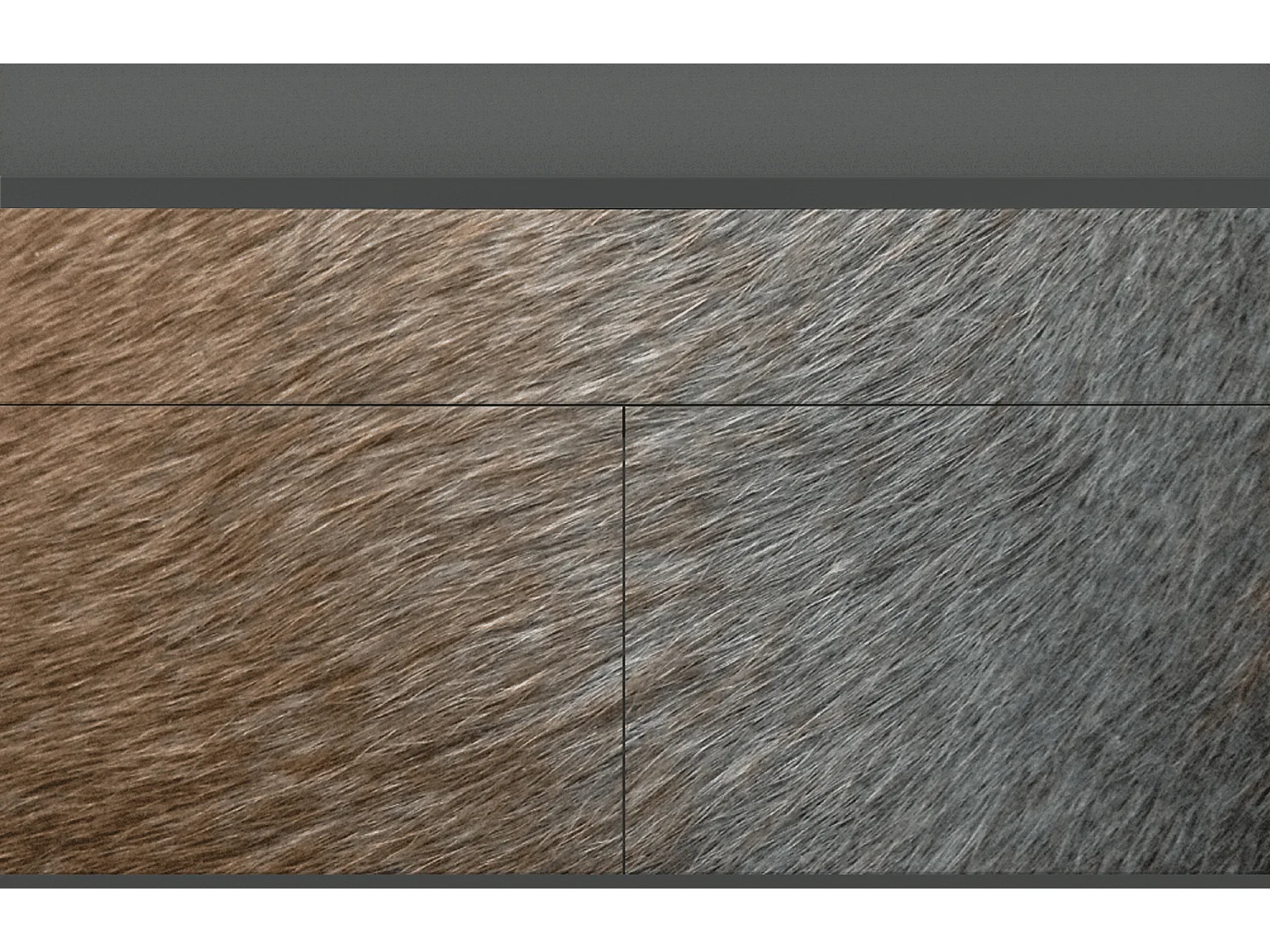 Buffet - 115x85x48 cm - BS4 - Peanut Hair, Anthracite