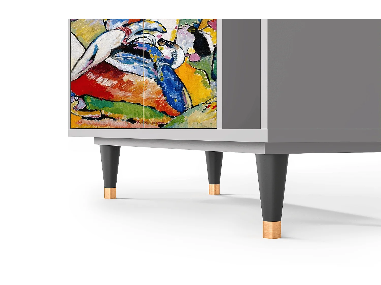 Kredens - 96х110х41 cm - BS6 - Improvisation 26  , Szary