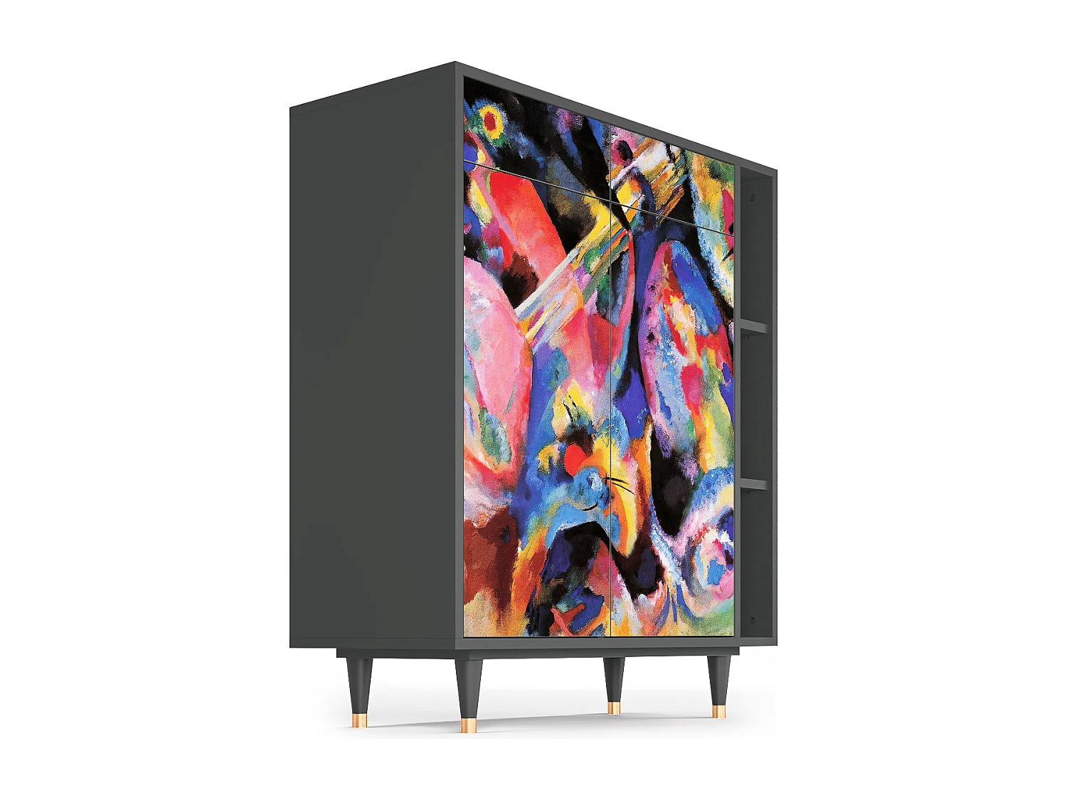 Dressoir - 96х110х41 cm - BS6 - Kandinsky, Antraciet