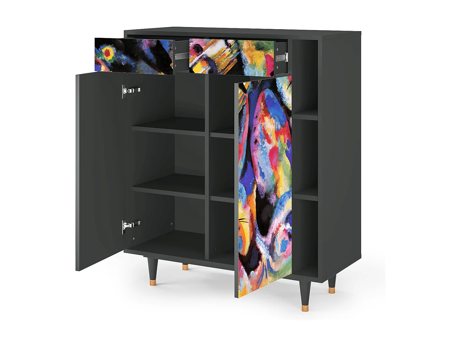 Buffet - 96х110х41 cm - BS6 - Kandinsky, Anthracite