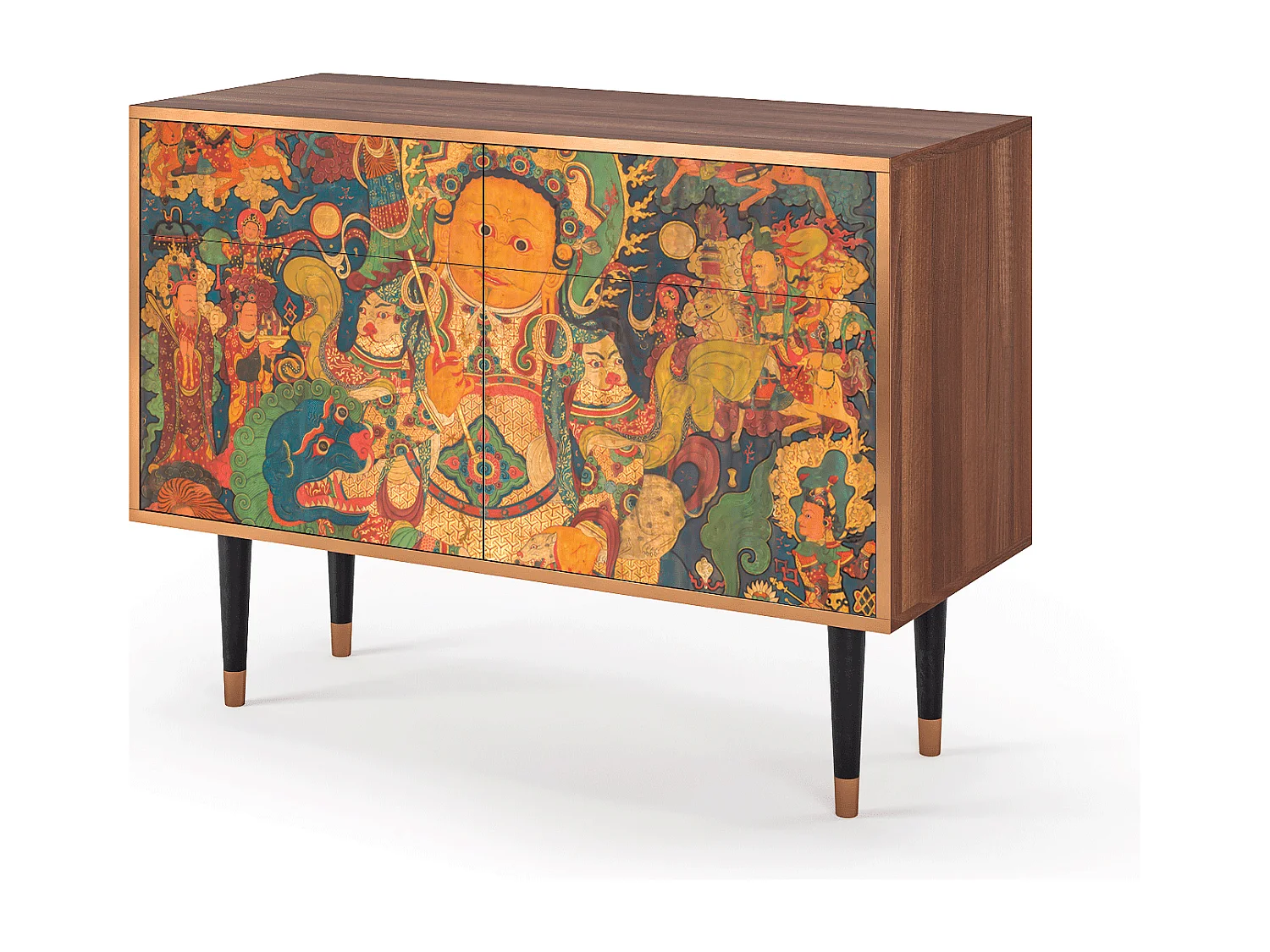 Credenza - 115x85x48 cm - BS4 - God by Vaisravana , Noce