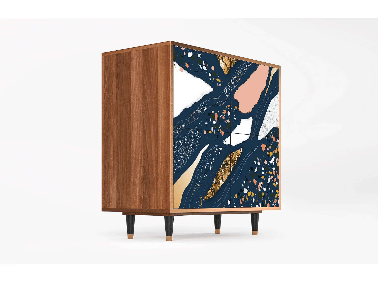 Aparador - 94x96x48 cm - BS3 - Nude Iceberg, Nogal