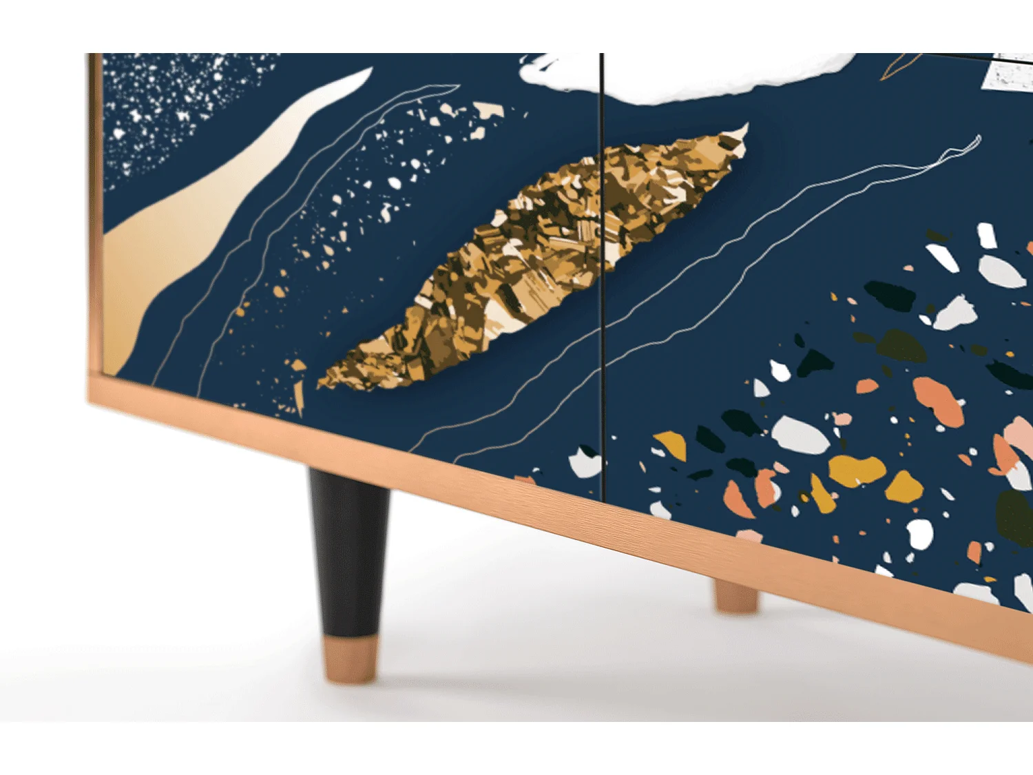 Buffet - 94x96x48 cm - BS3 - Nude Iceberg, Noyer