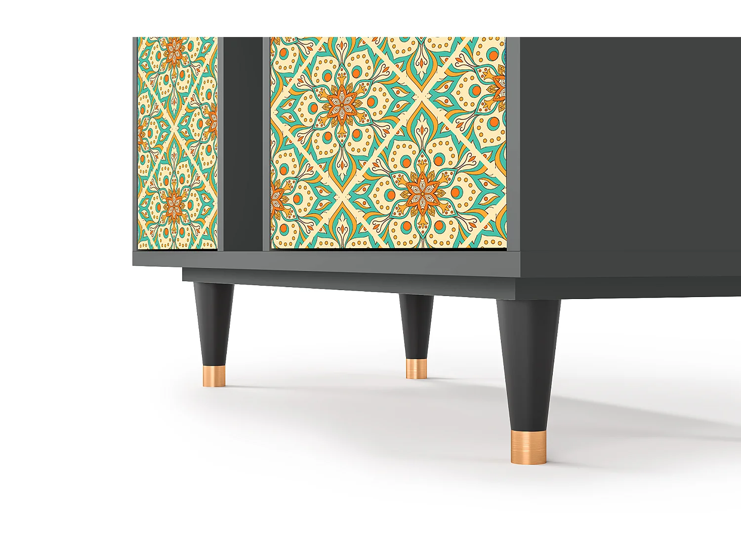 Buffet - 94х96х41 cm - BS5 - Hindu Daisy, Anthracite