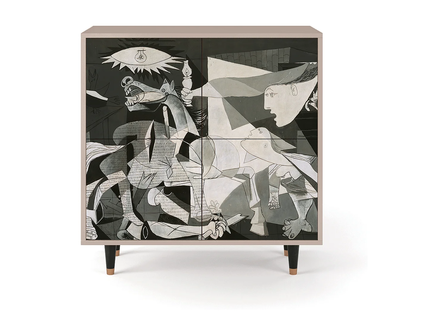 Aparador - 94x96x48 cm - BS3 - Guernica by Picasso, Latte