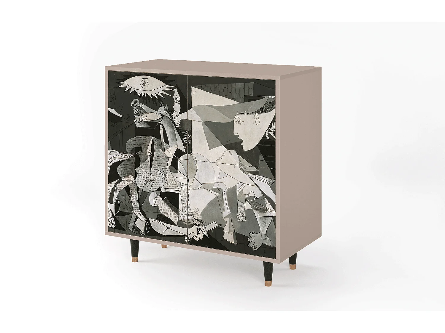 Aparador - 94x96x48 cm - BS3 - Guernica by Picasso, Latte