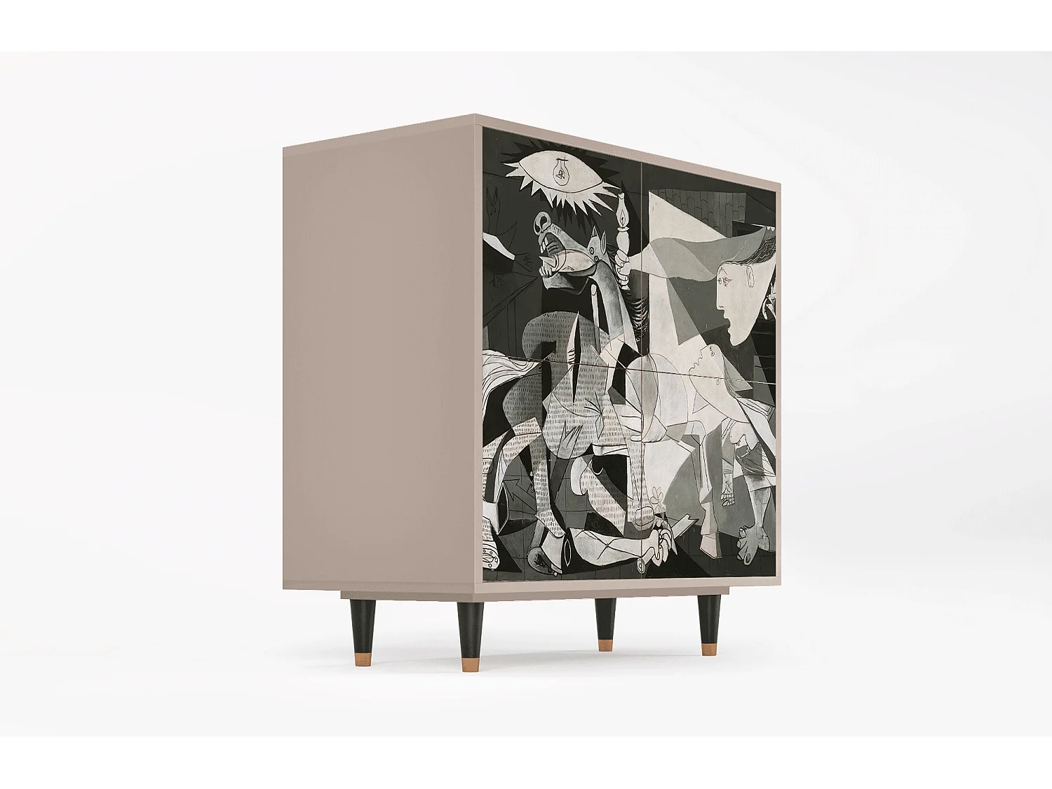 Aparador - 94x96x48 cm - BS3 - Guernica by Picasso, Latte