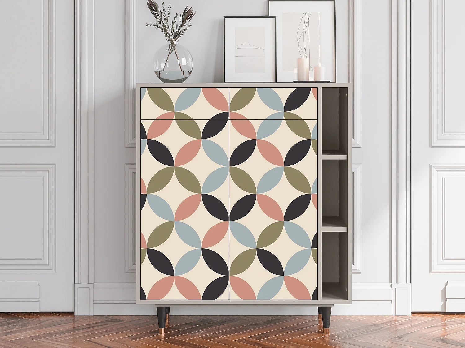 Aparador - 96х110х41 cm - BS6 - Butterfly Effect, Areia