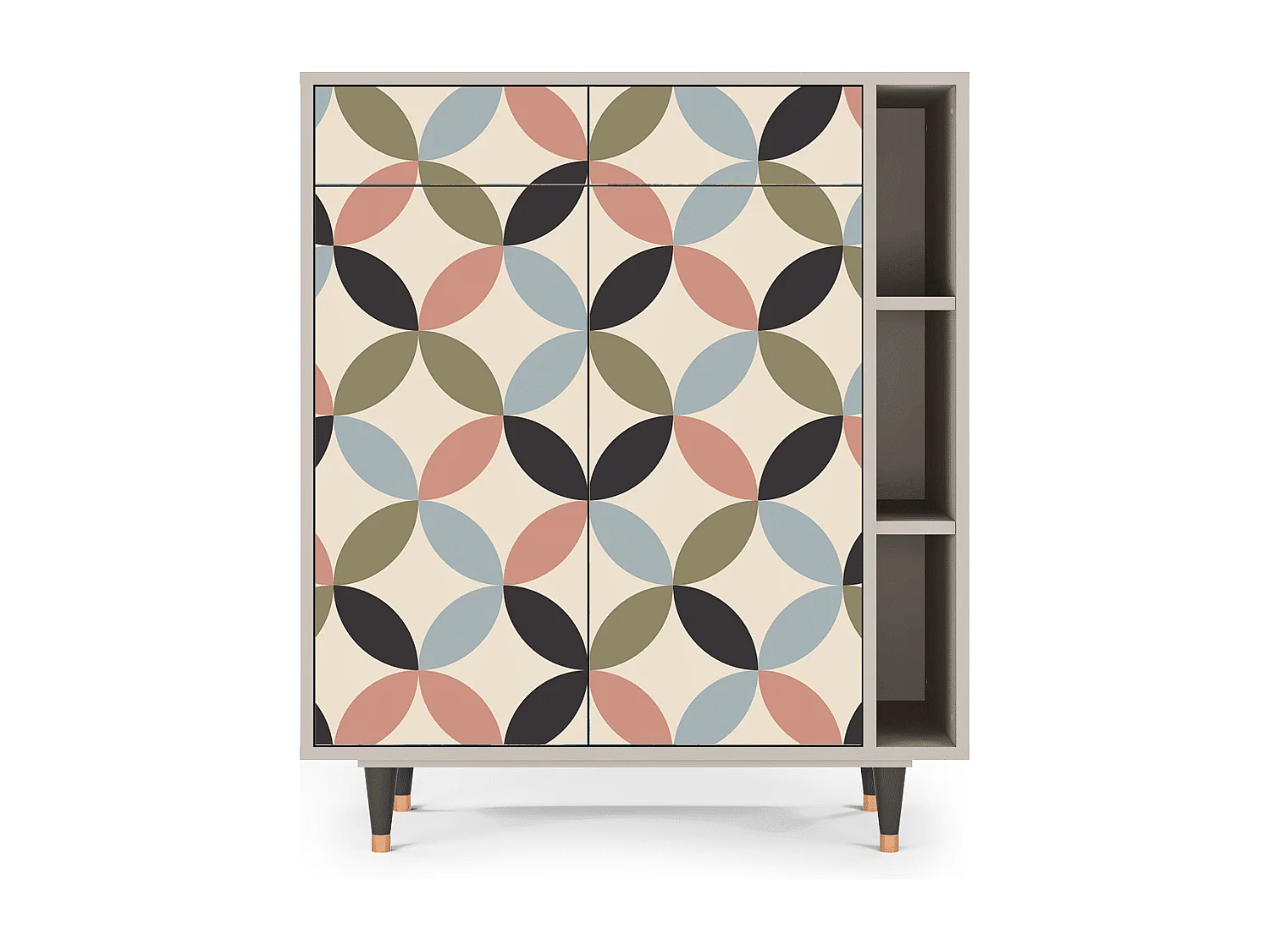 Aparador - 96х110х41 cm - BS6 - Butterfly Effect, Areia