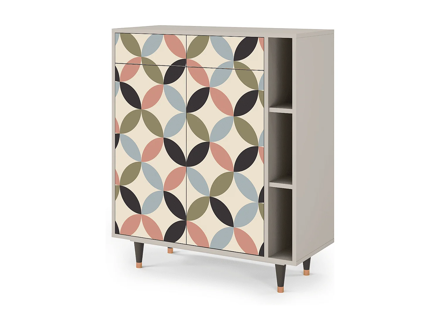 Aparador - 96х110х41 cm - BS6 - Butterfly Effect, Areia