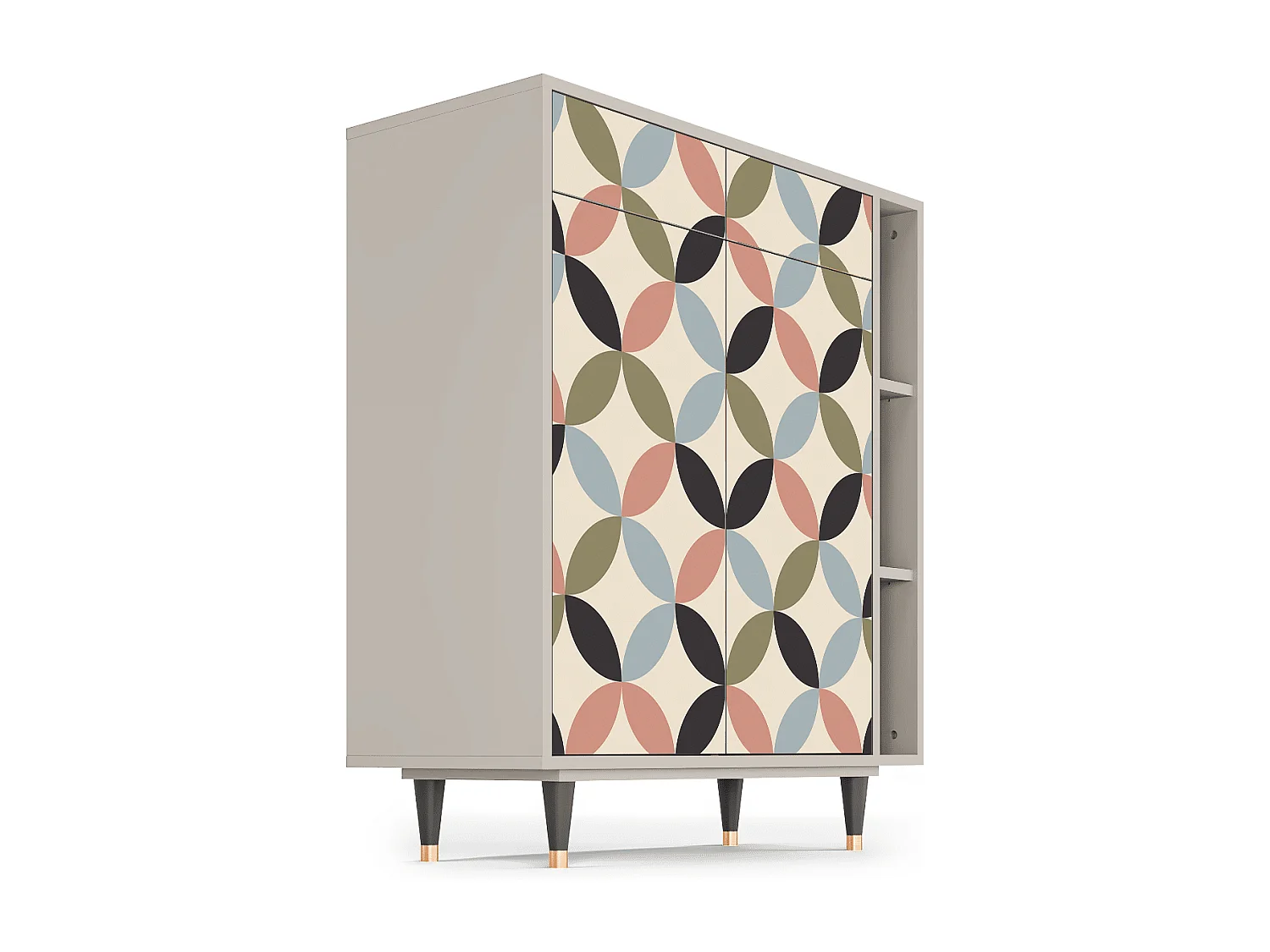 Aparador - 96х110х41 cm - BS6 - Butterfly Effect, Areia