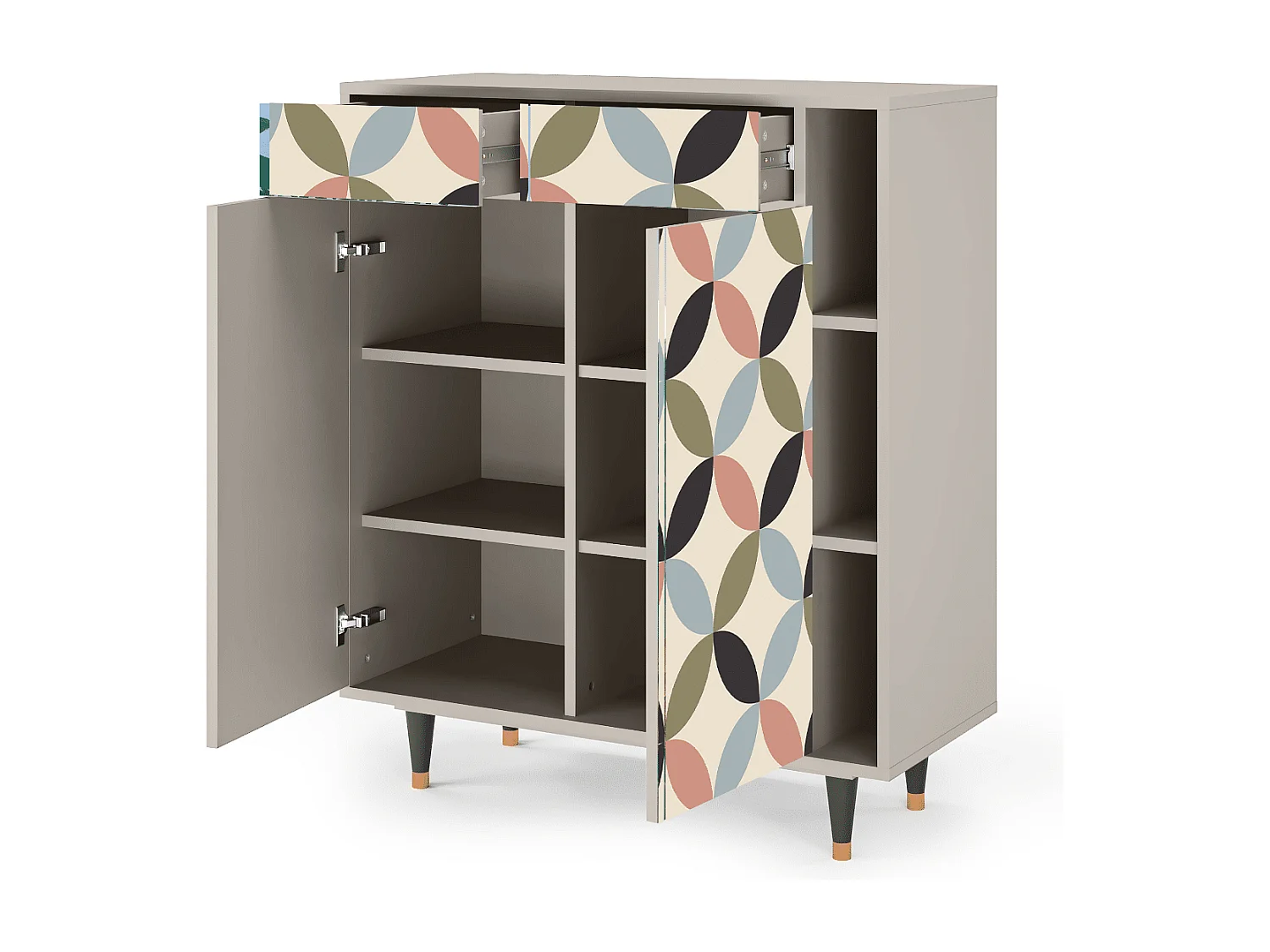 Aparador - 96х110х41 cm - BS6 - Butterfly Effect, Areia