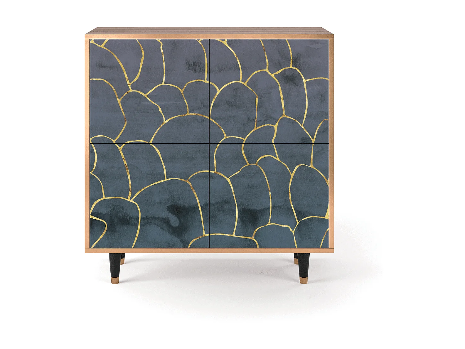 Buffet - 94x96x48 cm - BS3 - Blue Lagoon, Noyer