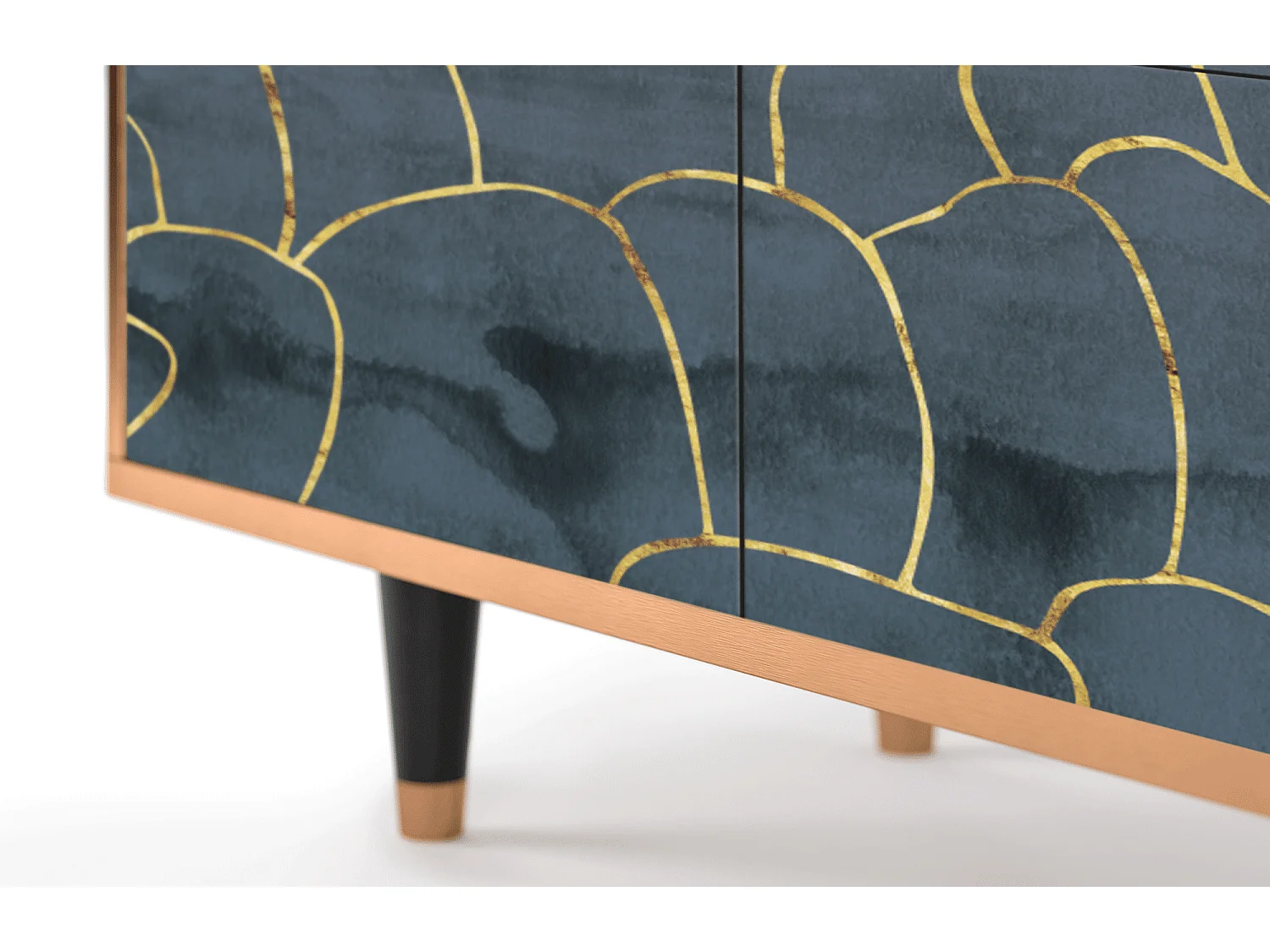 Buffet - 94x96x48 cm - BS3 - Blue Lagoon, Noyer