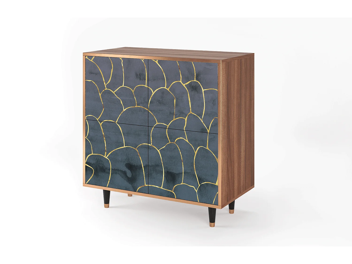 Buffet - 94x96x48 cm - BS3 - Blue Lagoon, Noyer